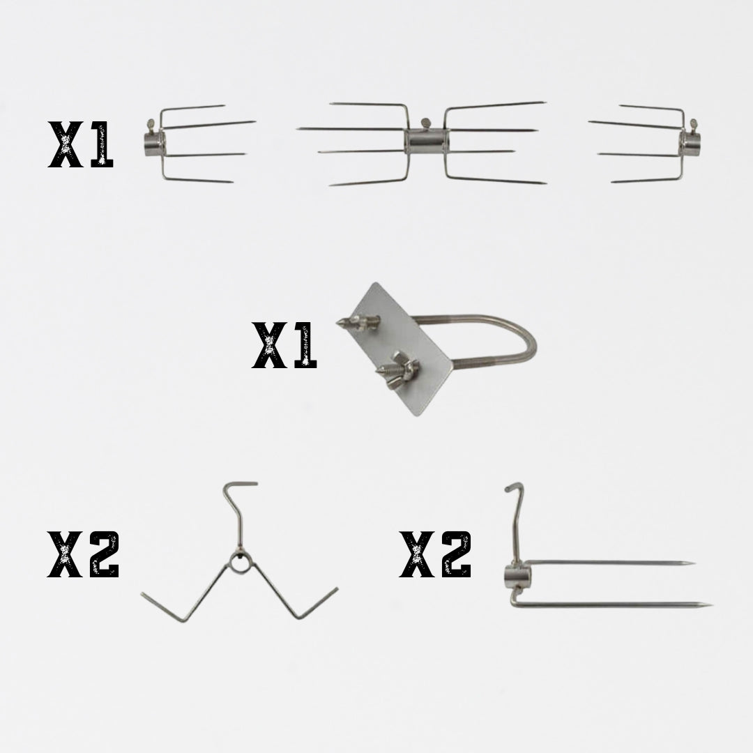 CM1250 Spit Rotisserie Prong Kit